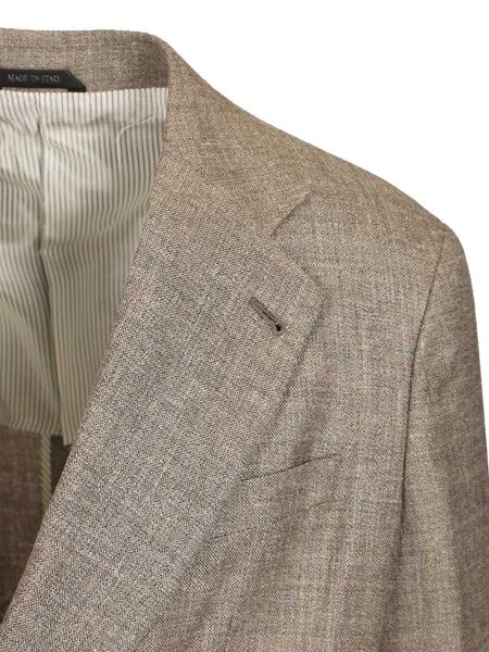 Blazer doppiopetto in misto lino