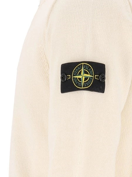 Maglione con zip corta