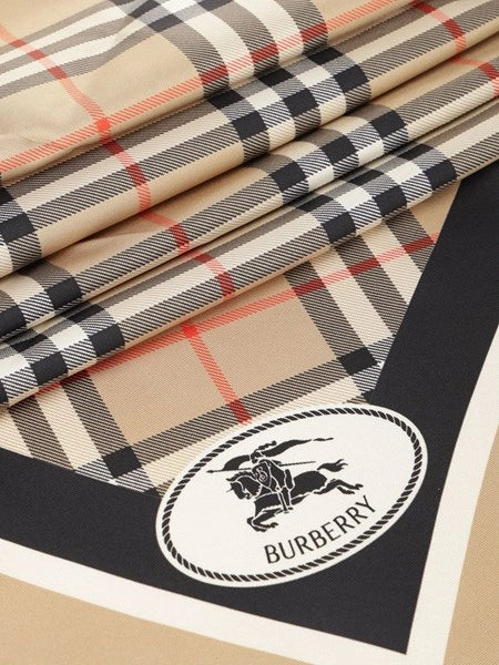 Foulard in seta Check