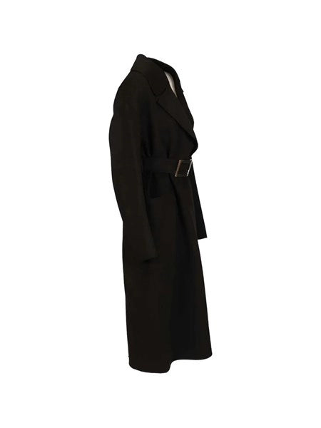 Cappotto a vestaglia in pura lana