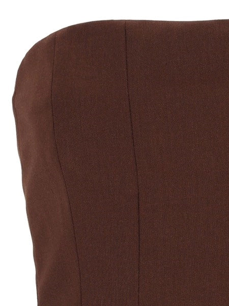 Top bustier in frescolana