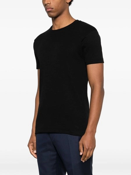 T-shirt a costine traforate