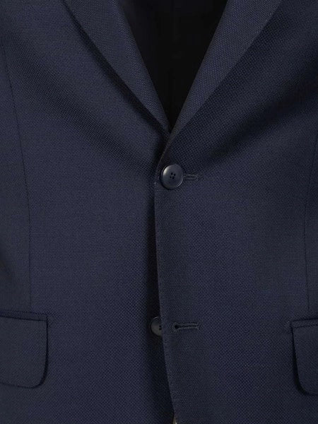 Blazer in lana blu