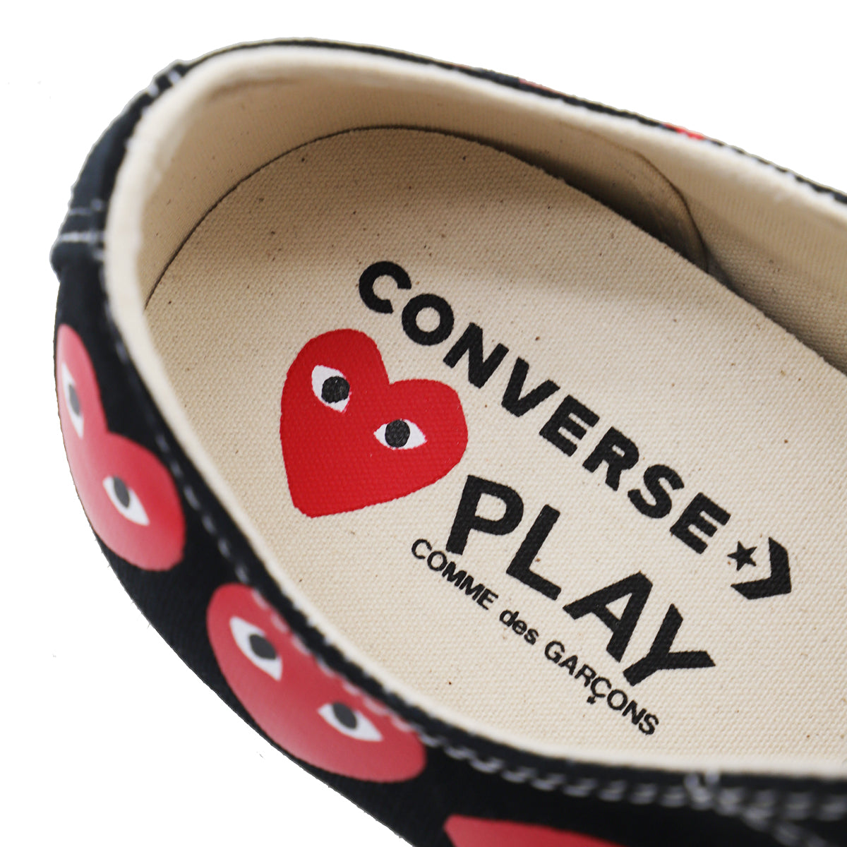 BLACK COTTON SNEAKERS