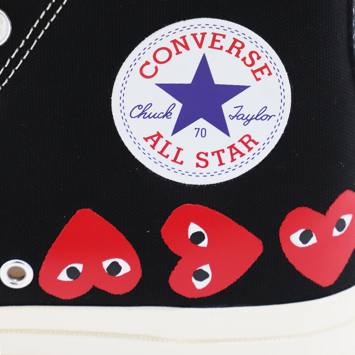 BLACK COTTON SNEAKERS