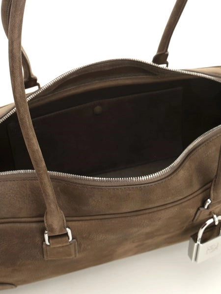 Borsa Amazona 31 cropped in nabuk granato
