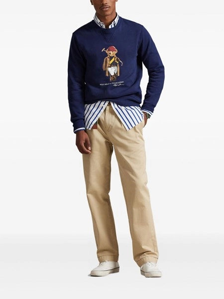 Felpa Polo Bear RL SOCIETY BEAR SEASONAL FLEECE SWETSHIRT