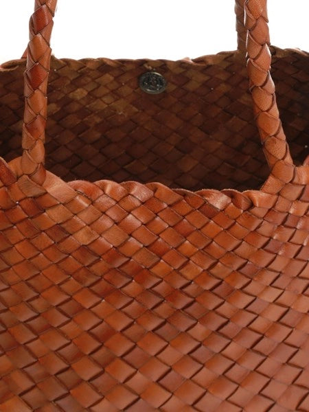Tote bag in pelle intrecciata Santa Croce Big