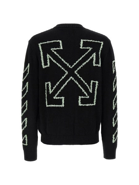 Maglione con ricamo Arrow