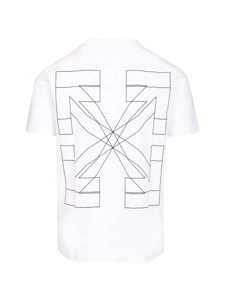 Outline Double Arrow Slim T-shirt