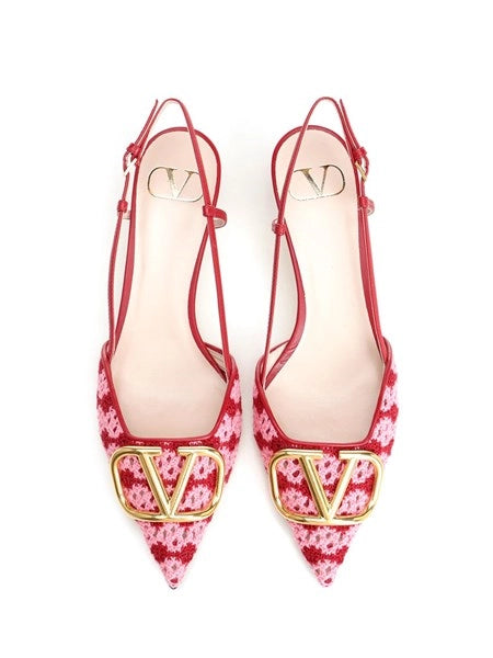 Décolleté slingback "VLogo"