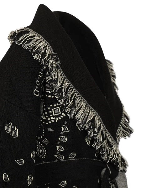Cardigan in cashmere bandana