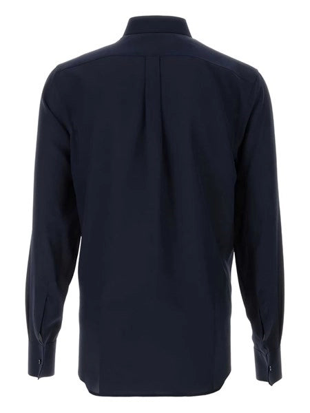 Camicia in crêpe de chine di seta