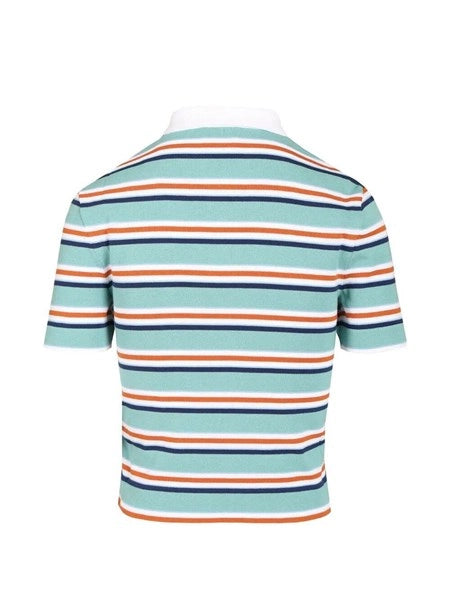 Polo in maglia a righe