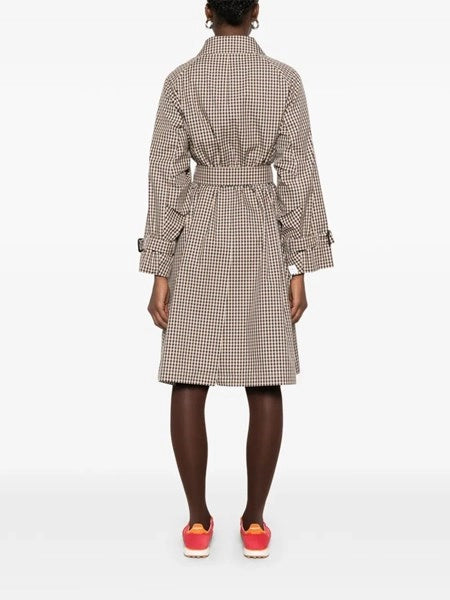 Trench in twill antigoccia