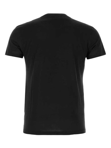 T-shirt in cotone e seta