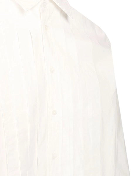 Camicia con pieghe sul davanti