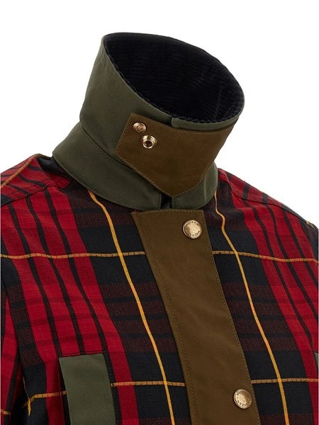 Giacca in ripstop tartan
