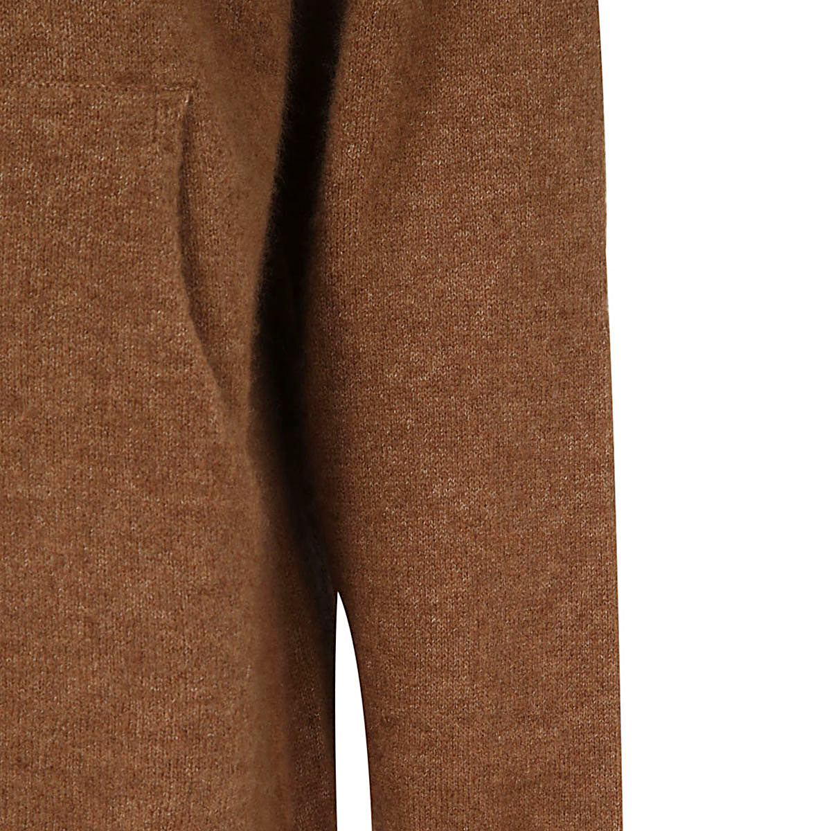 BROWN CASHMERE-SILK KNITWEAR