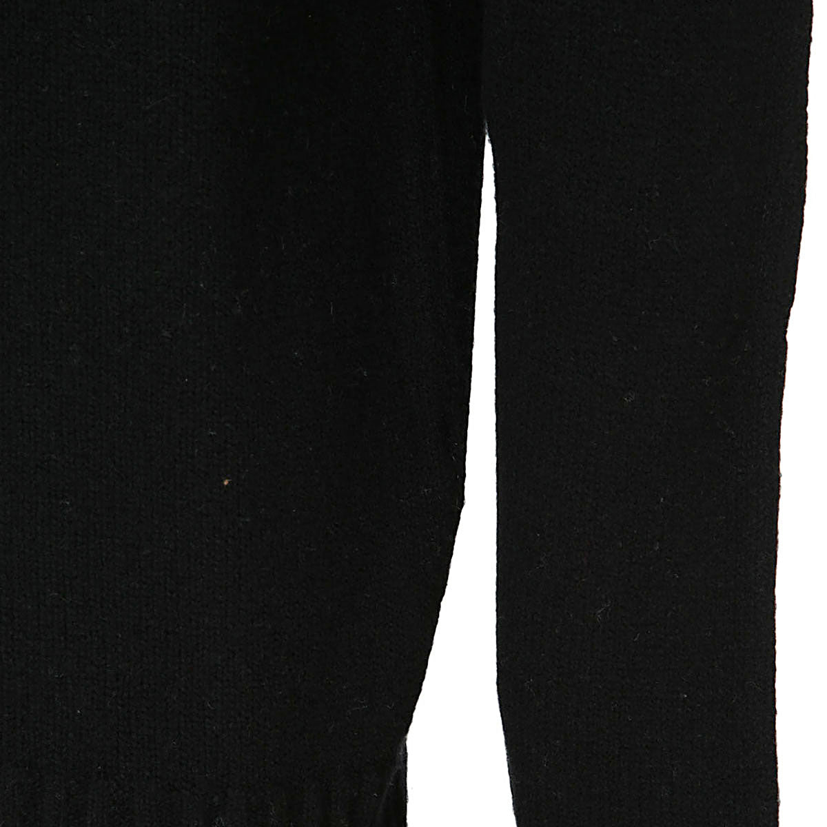 BLACK WOOL BLEND JUMPER
