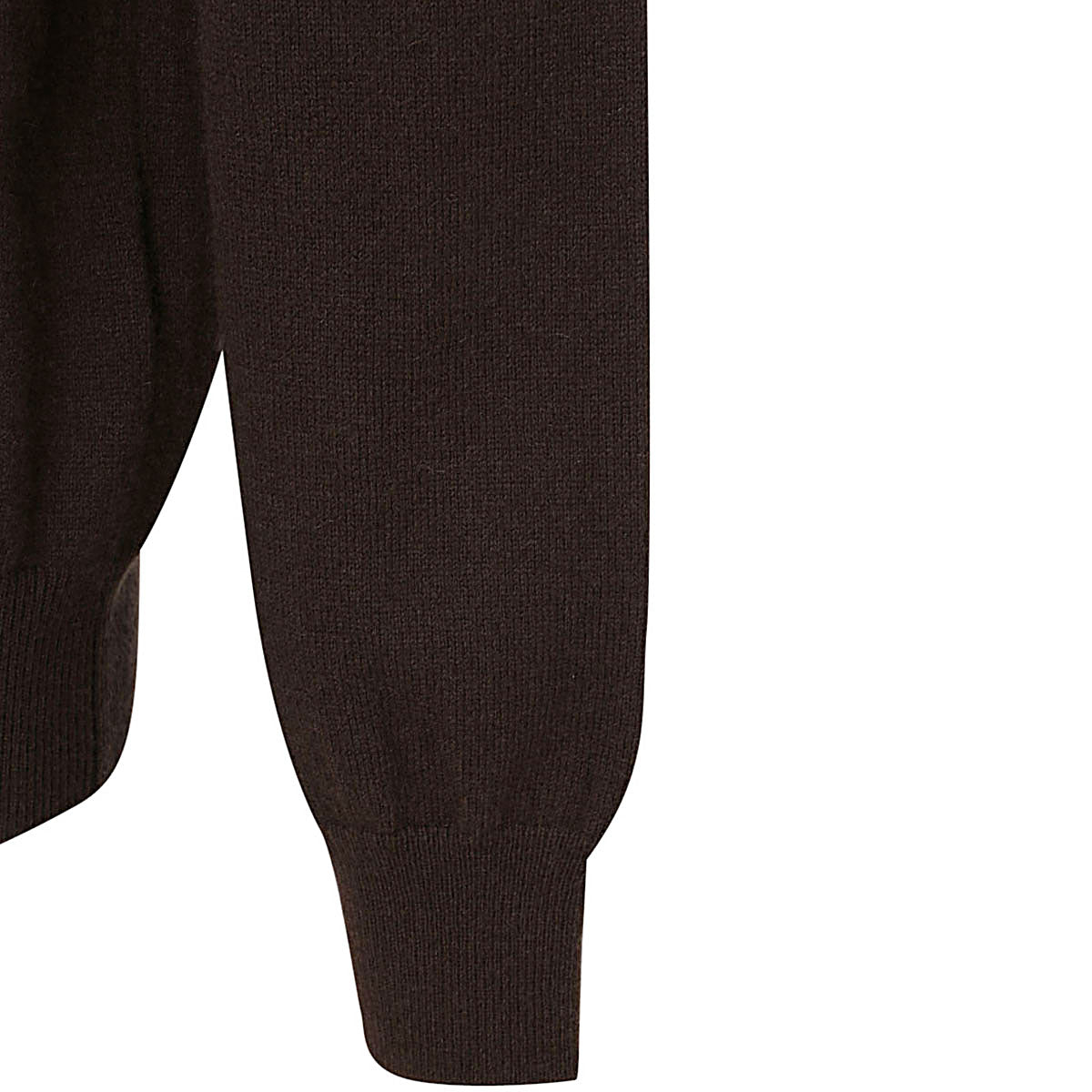 DARK BROWN CASHMERE KNITWEAR