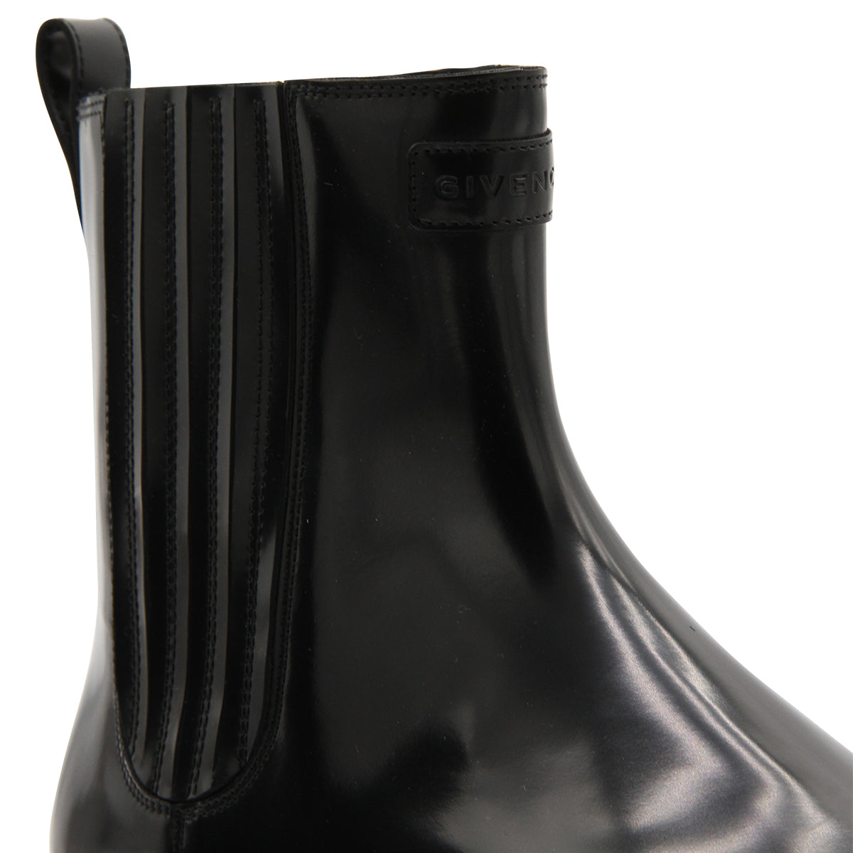 BLACK LEATHER BOOTS