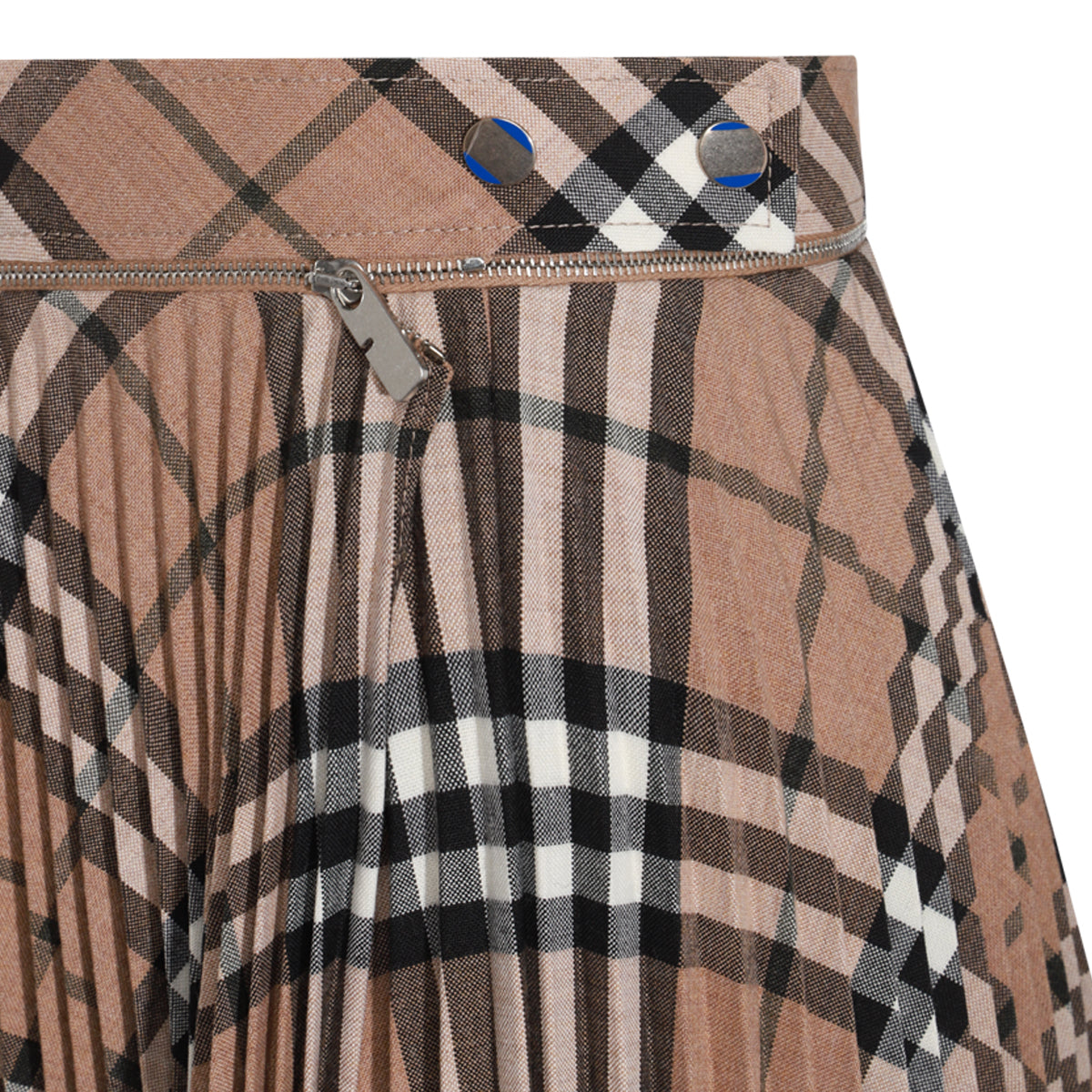 BEIGE WOOL SKIRT