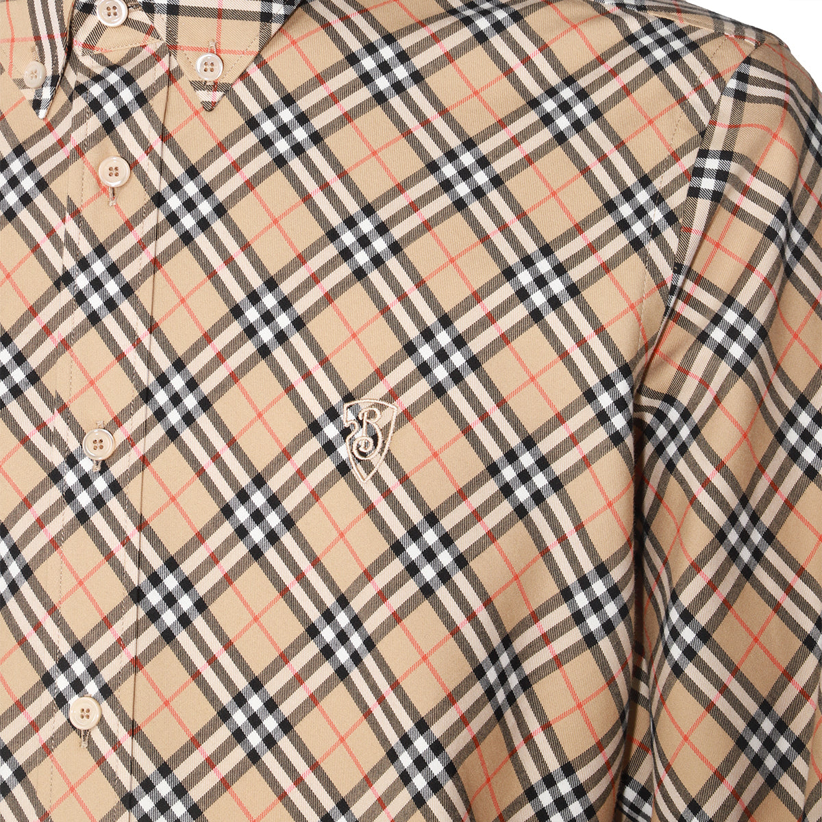 BEIGE COTTON SHIRT
