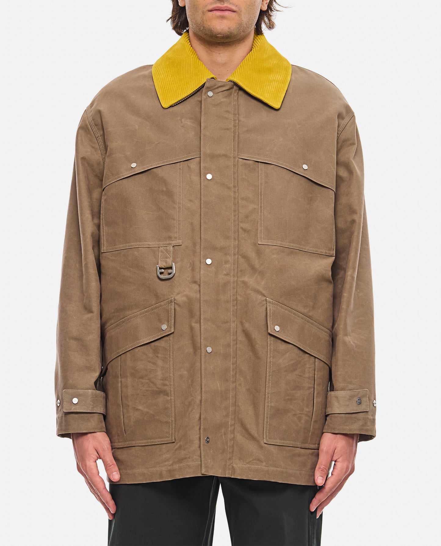 BLOUSON OILED REPS COTTON