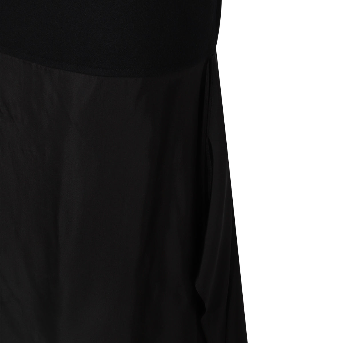 BLACK WOOL SKIRT