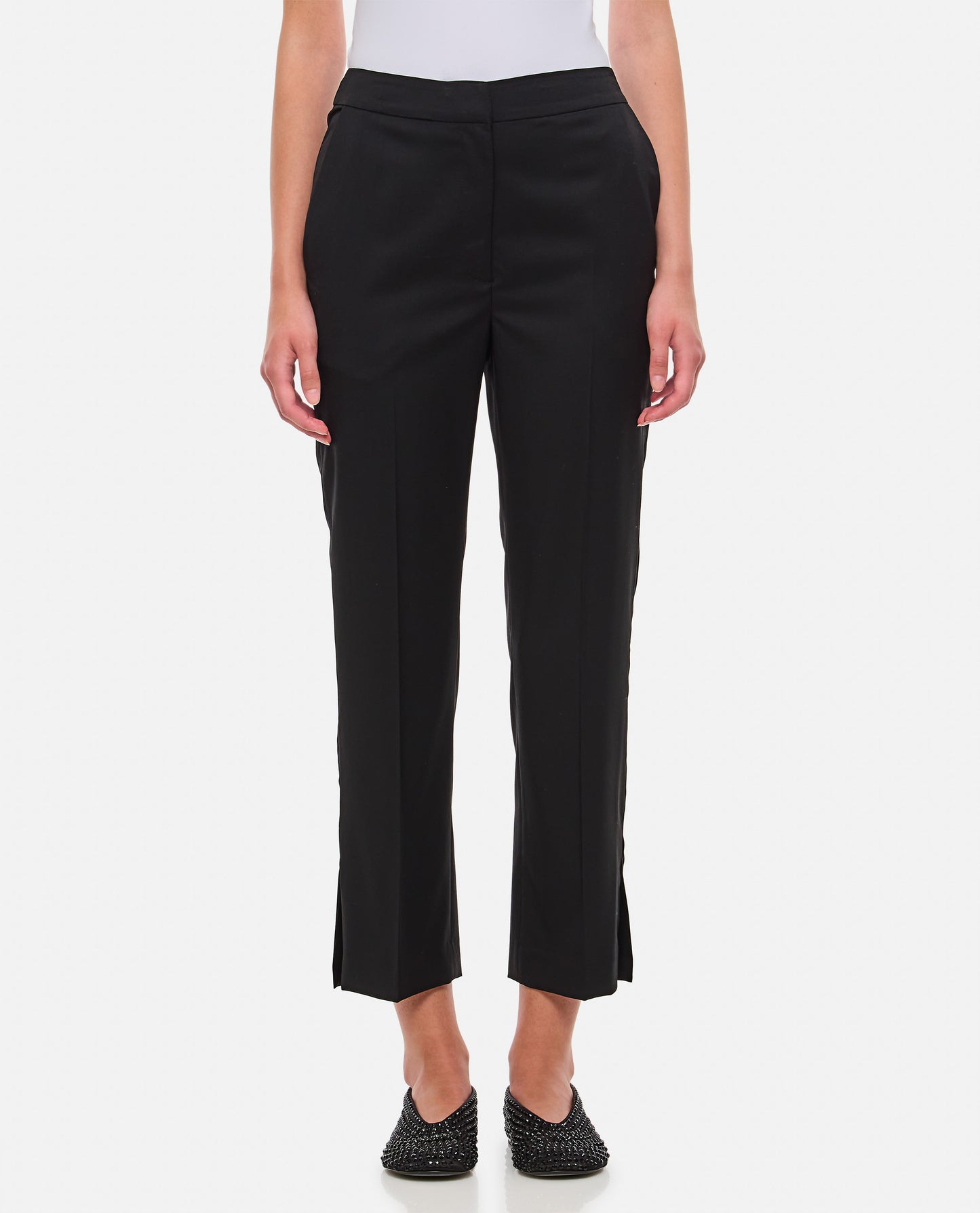 DORKAS SLIM WOOL PANTS