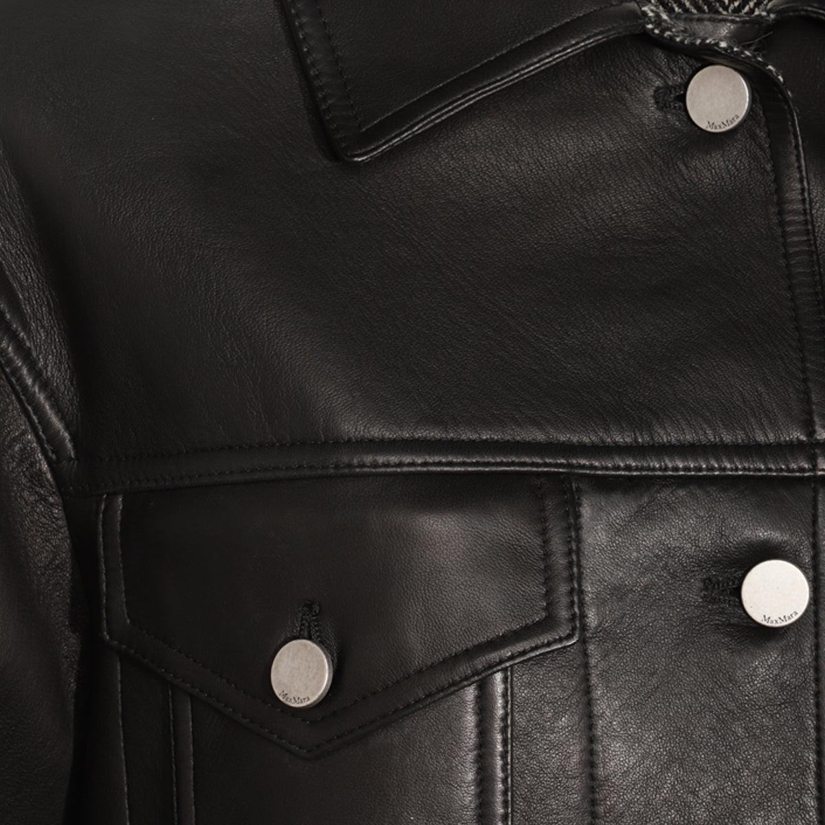 BLACK LEATHER GIRINO JACKET