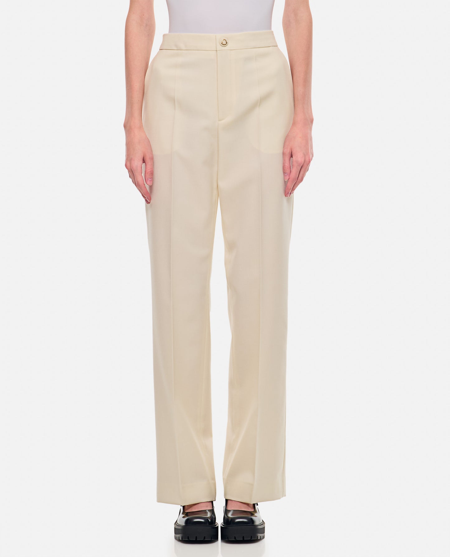 HIGH WAIST DENIM PANTS