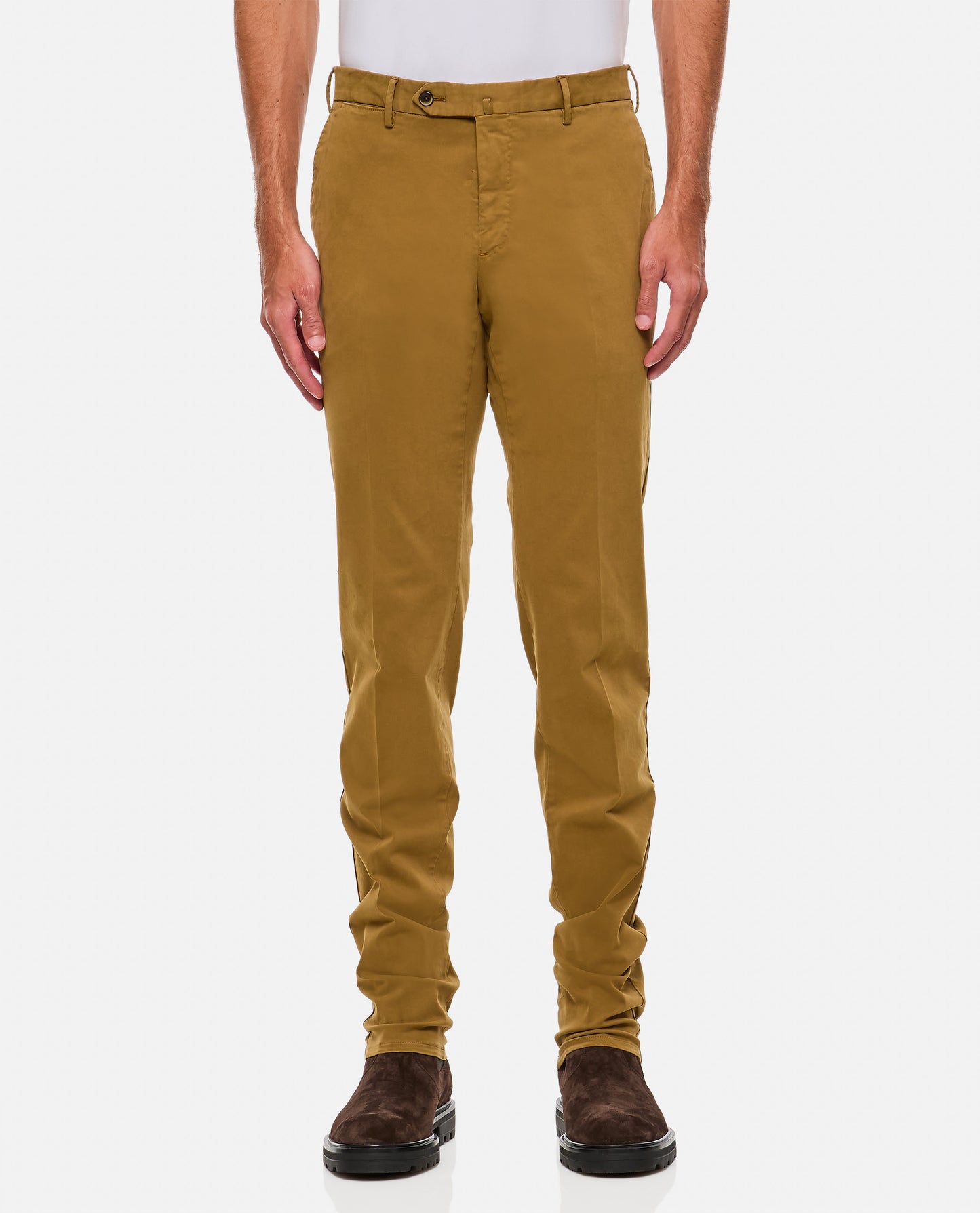 SLIM COTTON TROUSERS