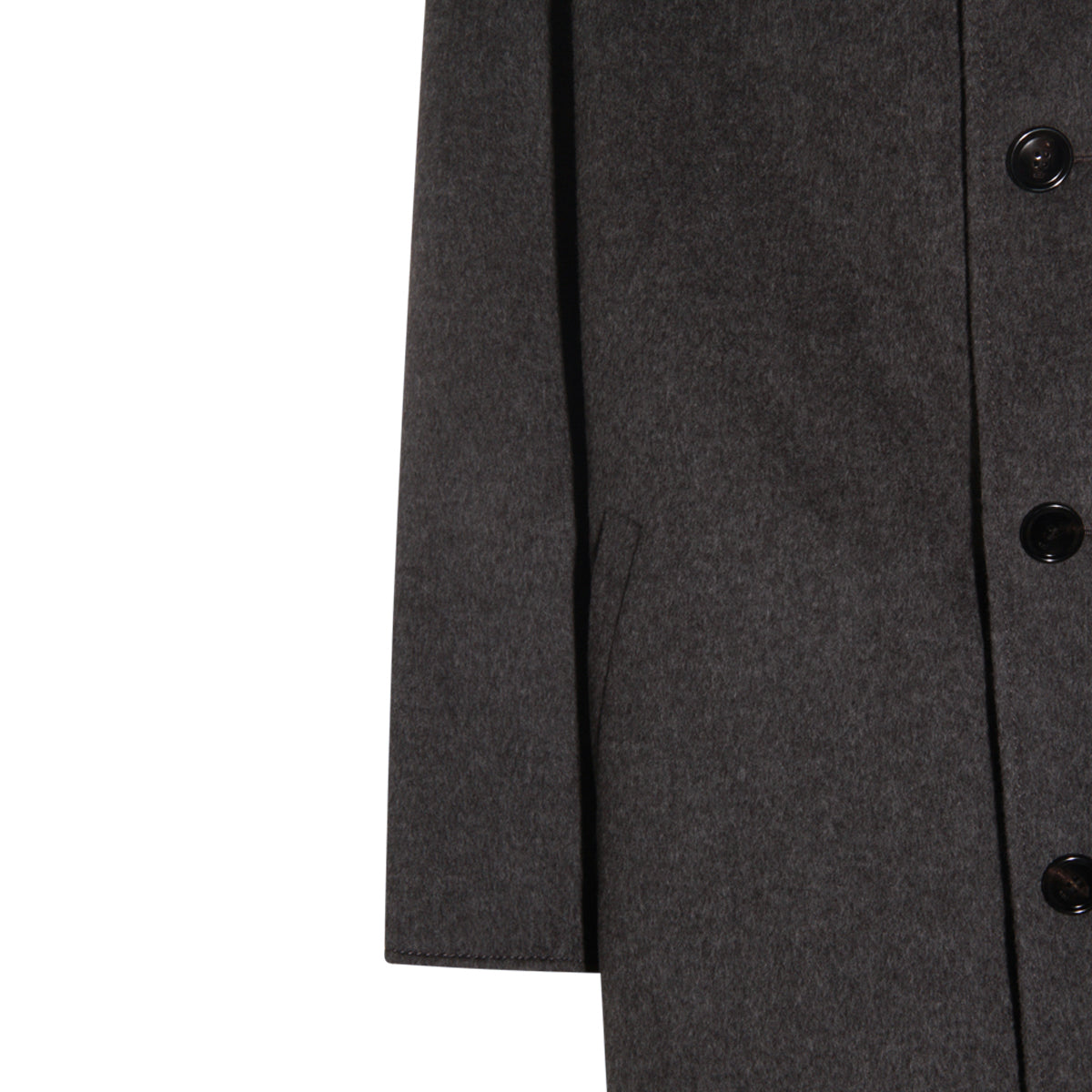 GREY WOOL COAT