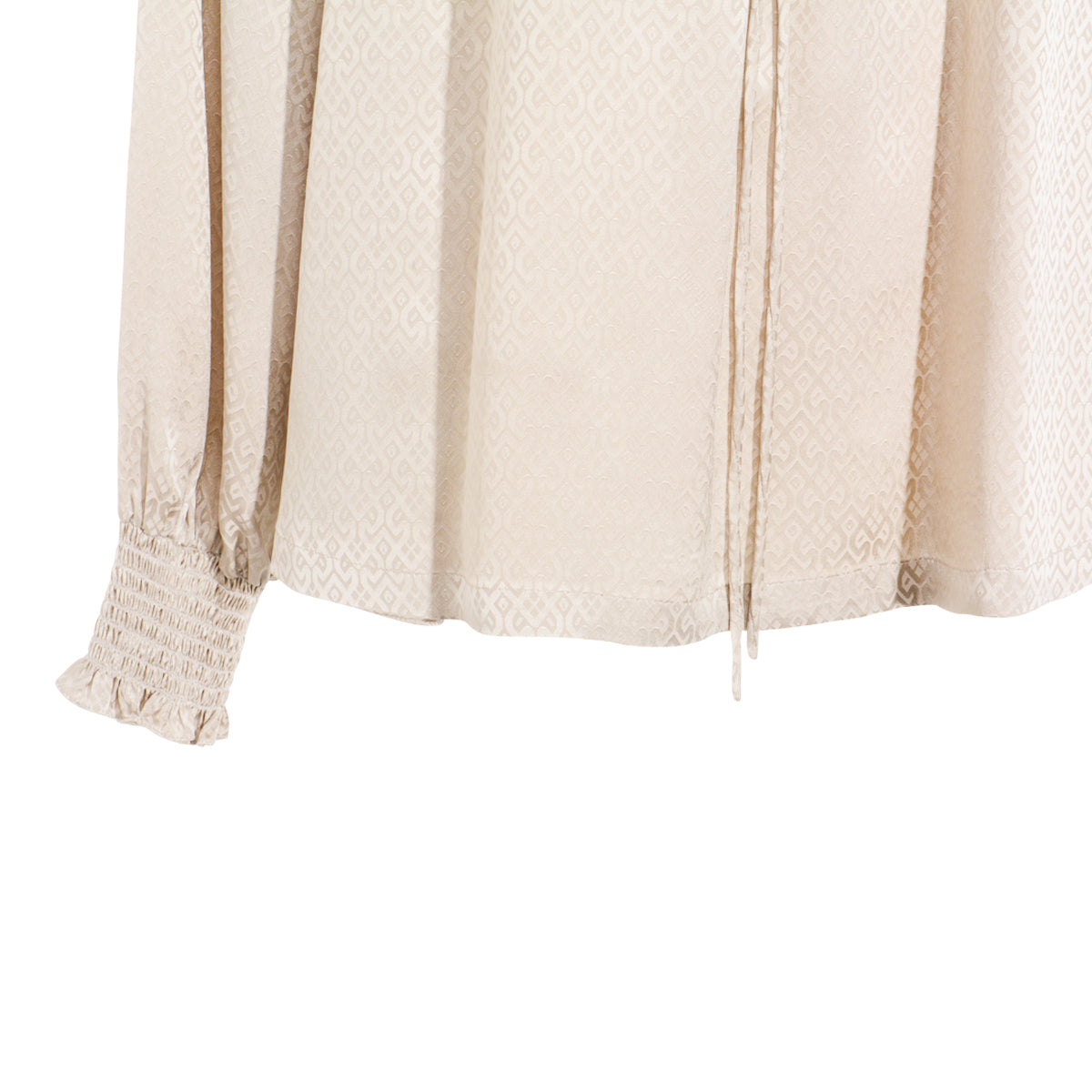BEIGE SILK SHIRT