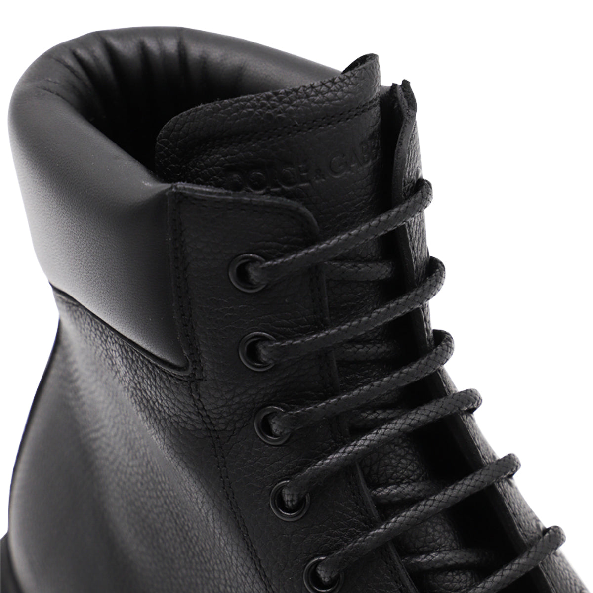 BLACK LEATHER BOOTS