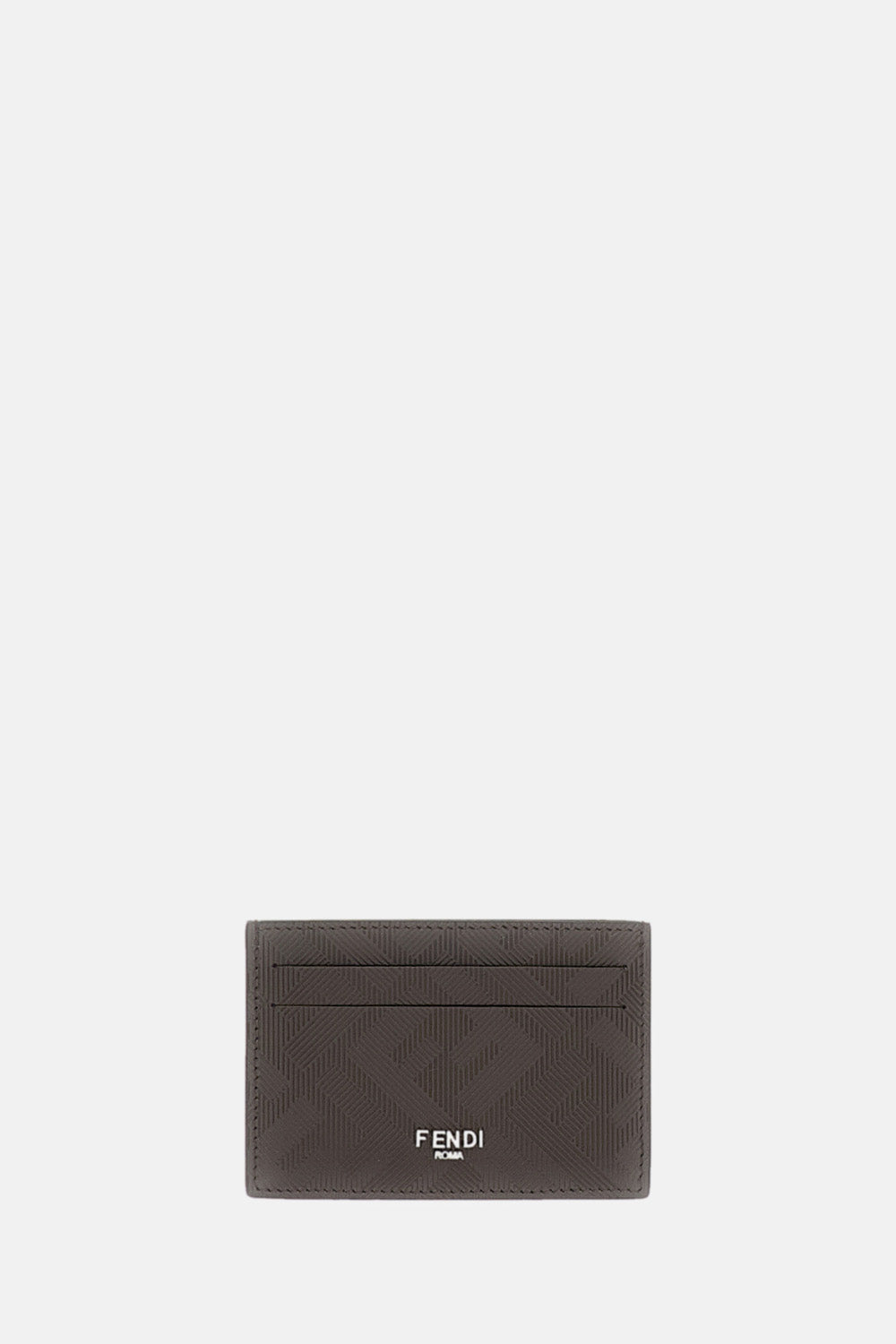 SLIM CARDHOLDER IN FENDI SHADOW LEATHER