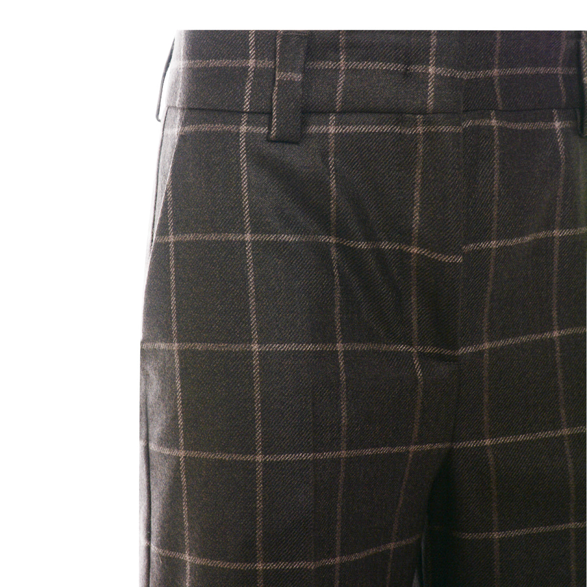 BROWN WOOL PANTS