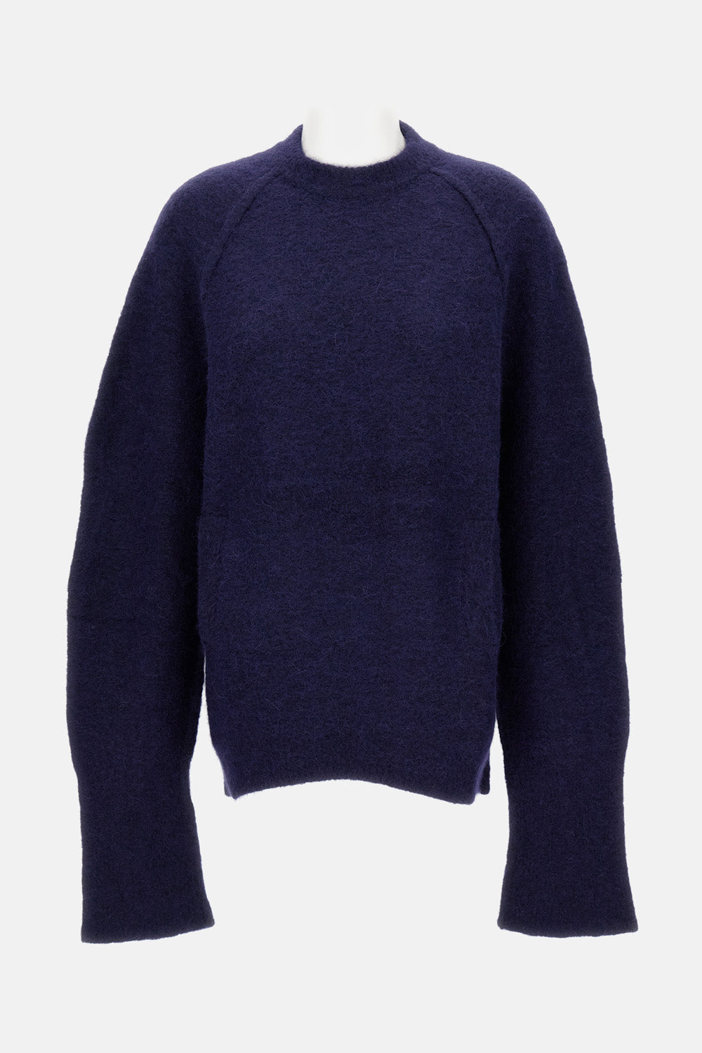CREW NECK WOOL BLEND SWEATER
