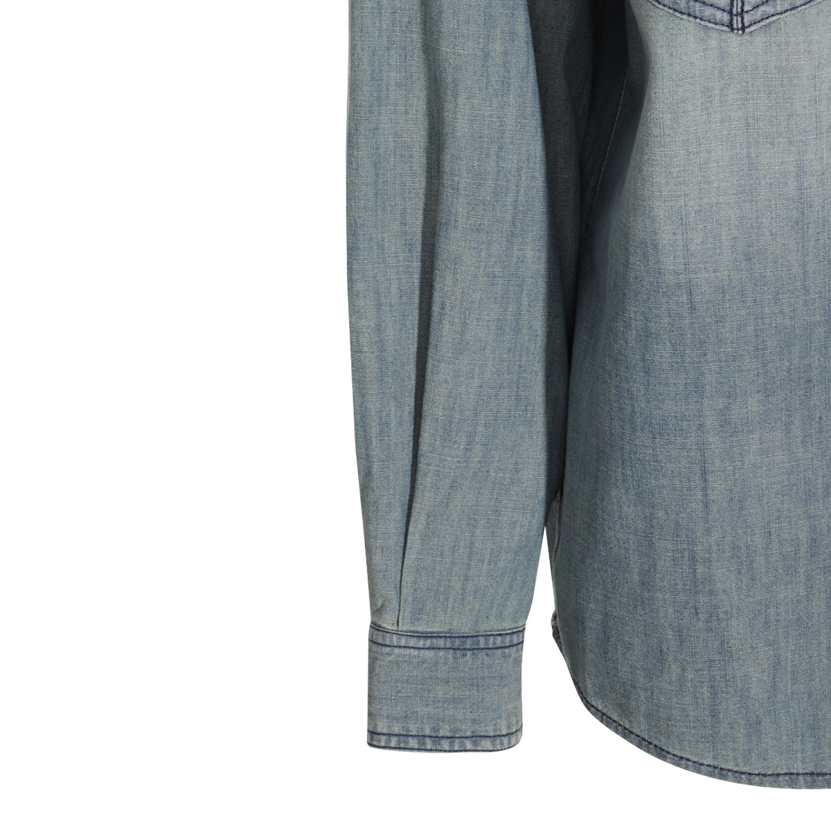 BLUE COTTON OVELIA-GA SHIRT