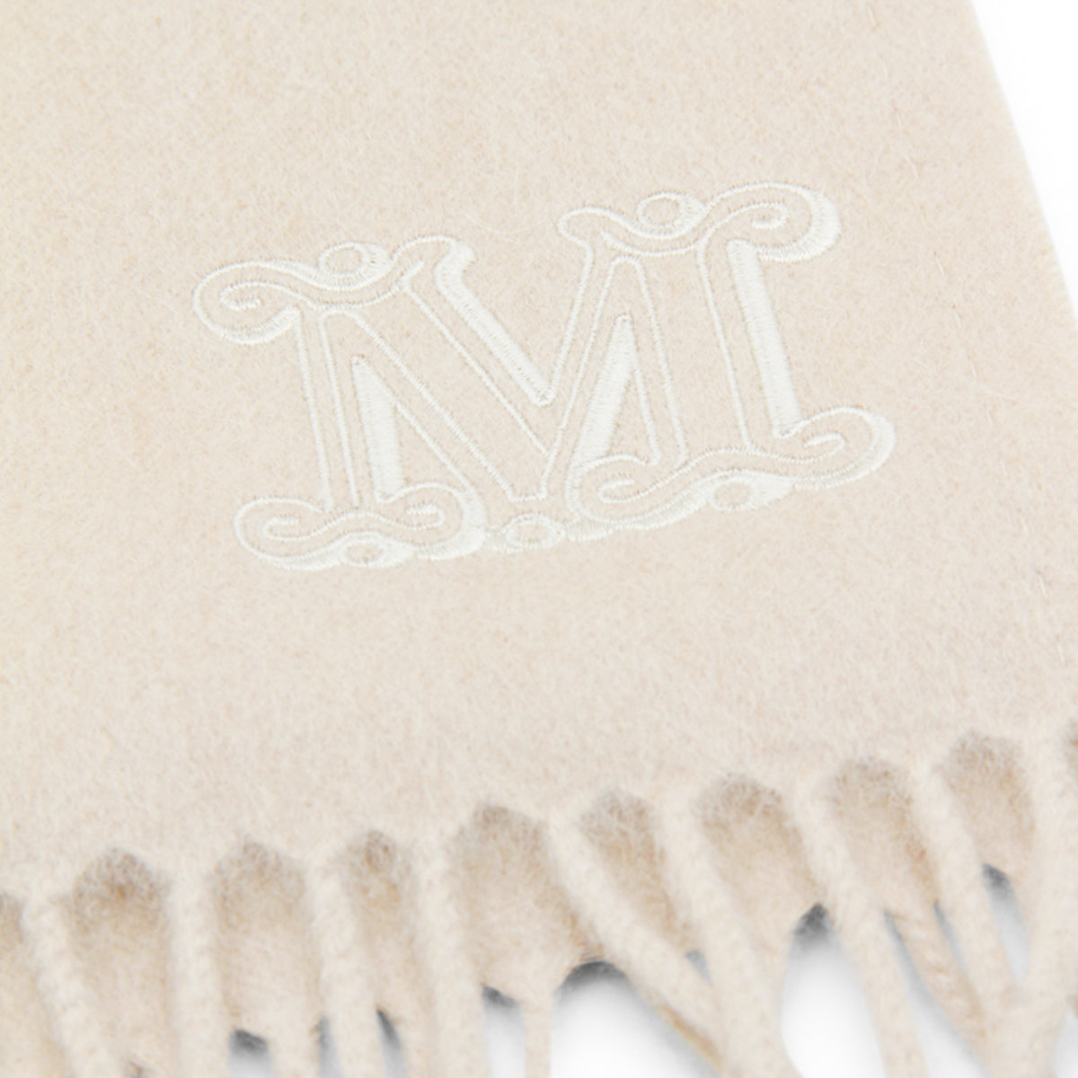 CREAM WOOL WKCLARA SCARF