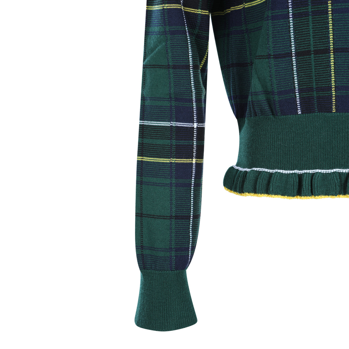 DARK GREEN WOOL KNITWEAR