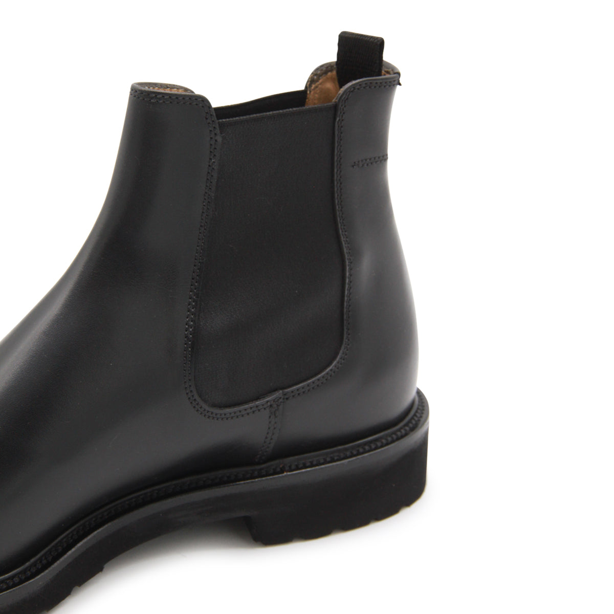 BLACK LEATHER BOOTS