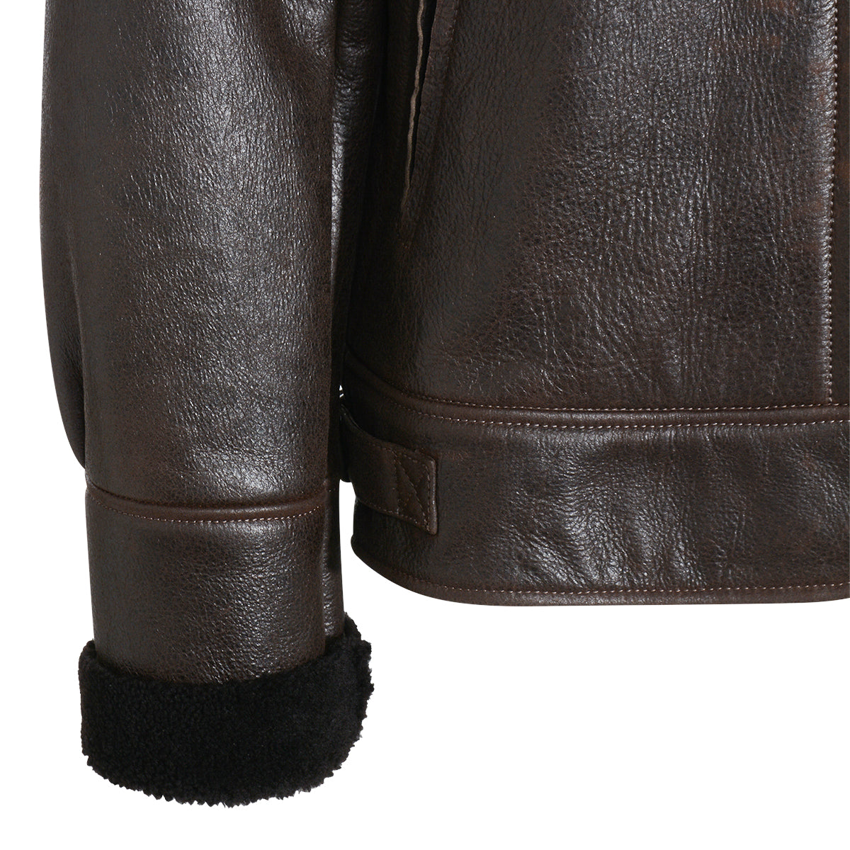 BROWN LEATHER JACKET