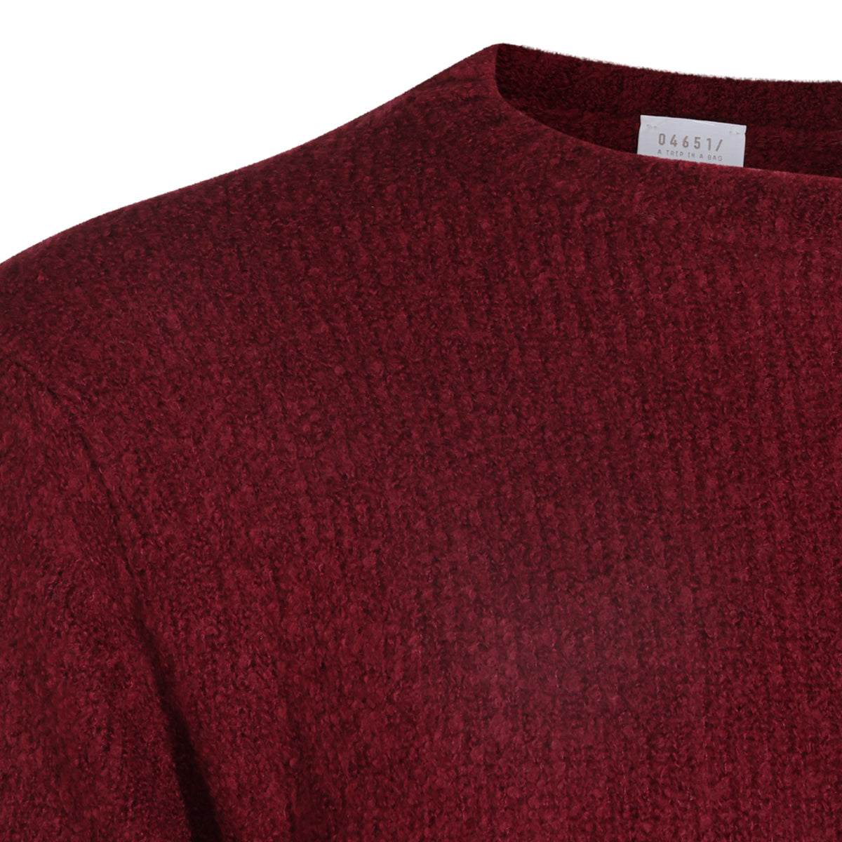 BURGUNDY WOOL KNITWEAR