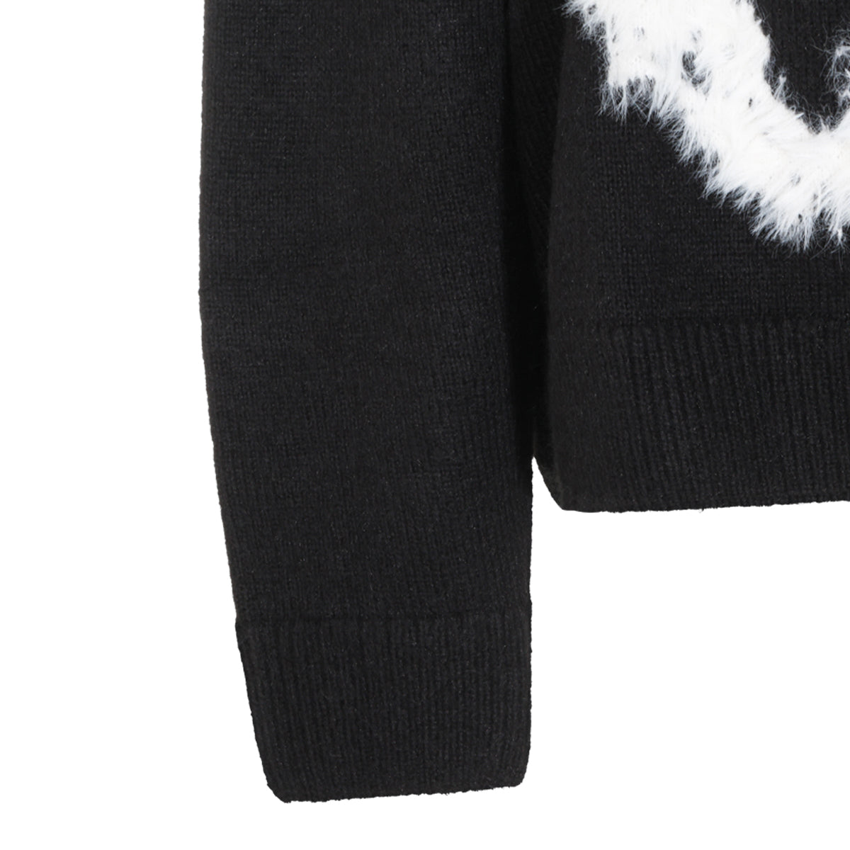 BLACK VISCOSE KNITWEAR
