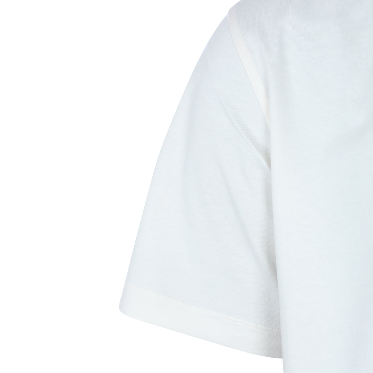 CHALK WHITE COTTON T-SHIRT