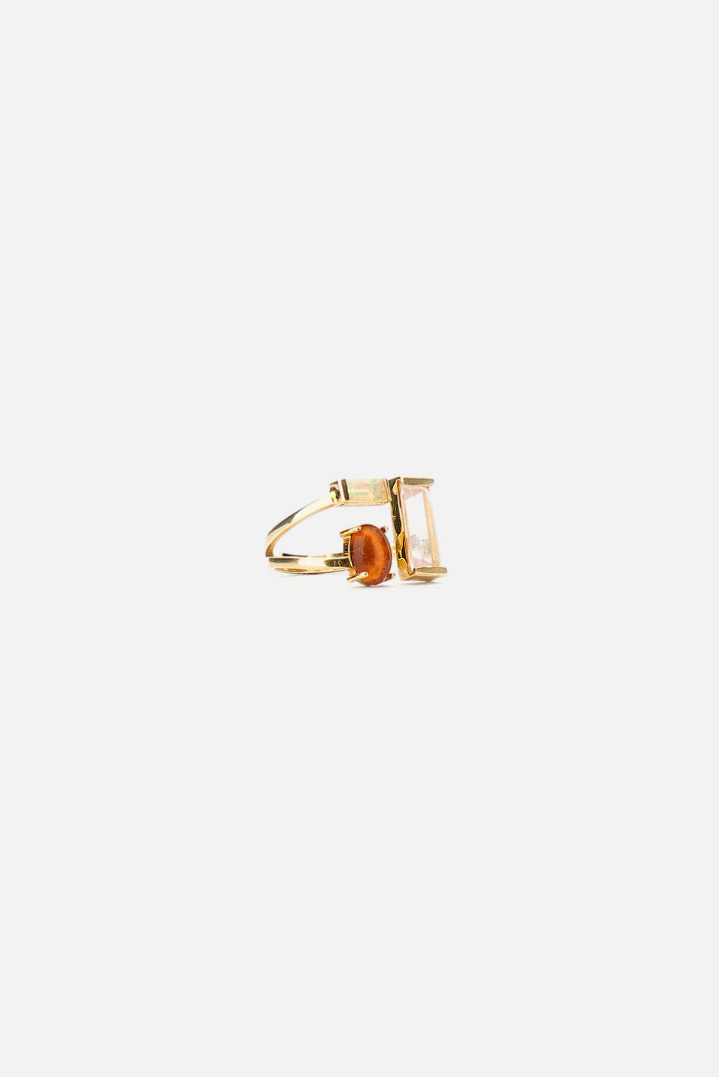 RING DOBLE BAGUETTE OVAL PINL