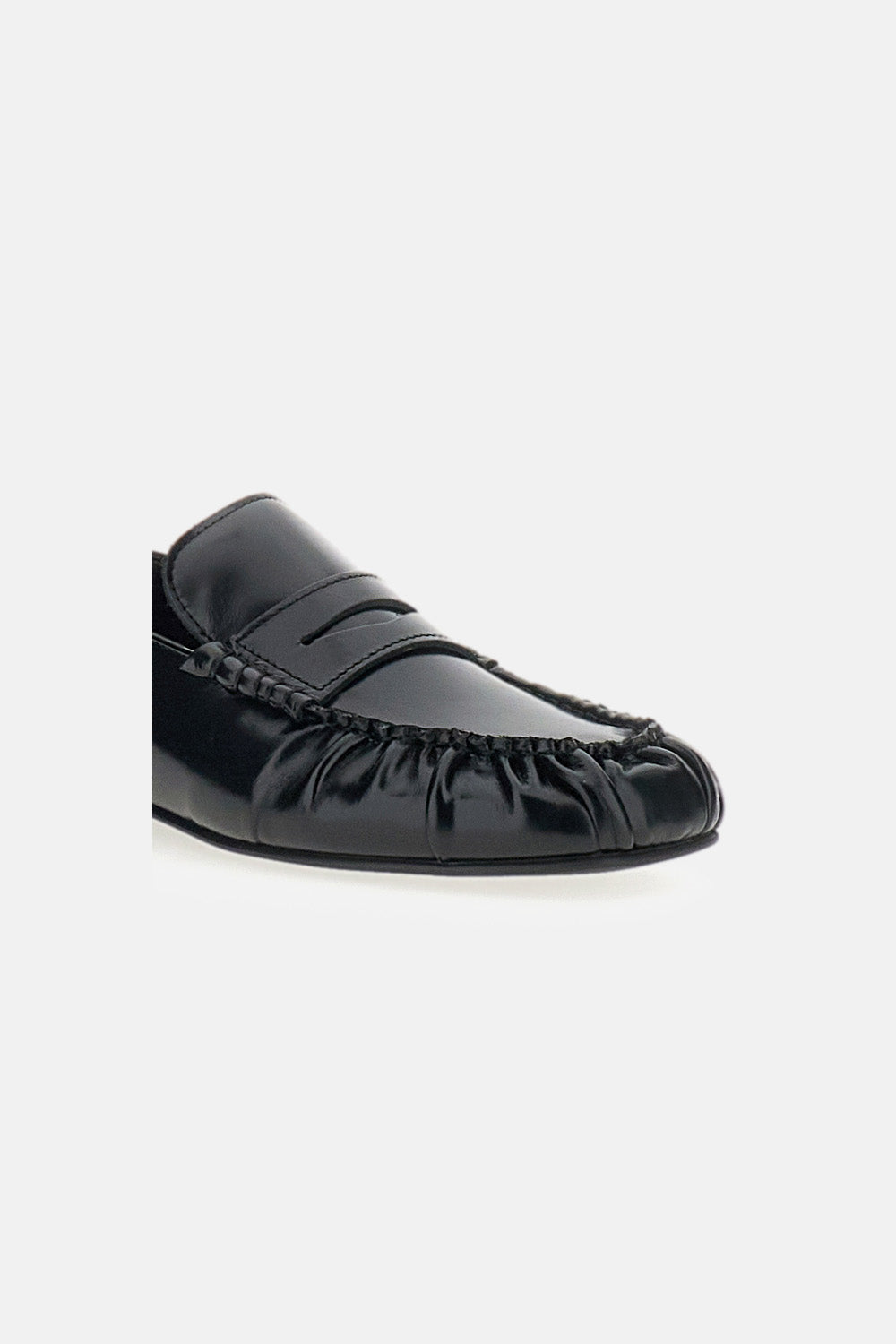 AVEN BLACK LEATHER LOAFERS